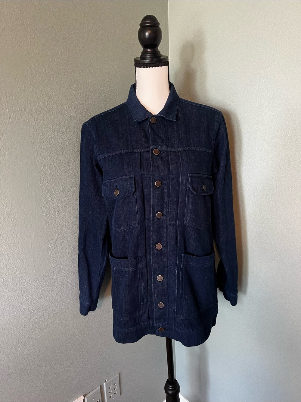 Kardo dark Blue denim  Men’s jacket Size M